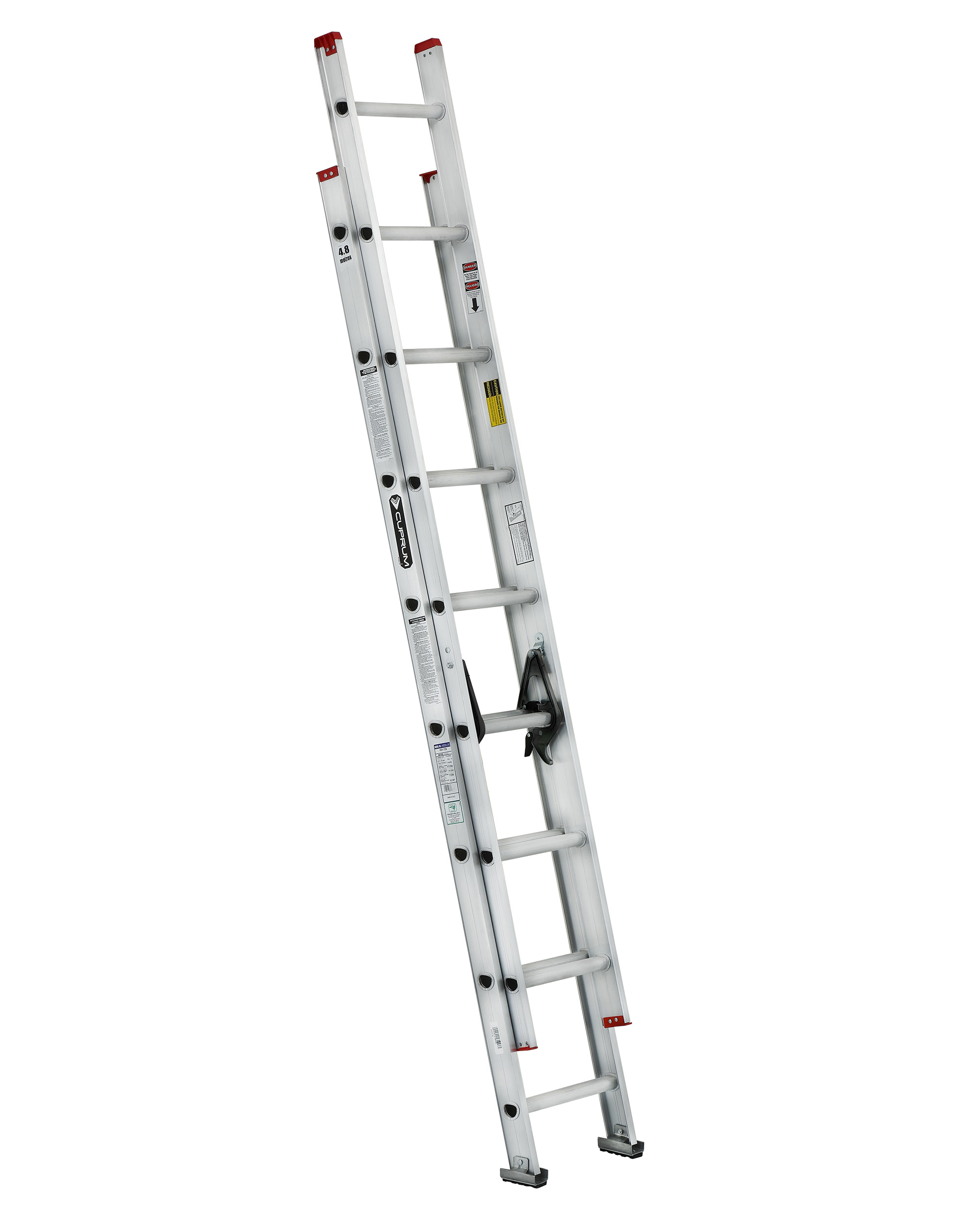 Escalera de extensión de aluminio