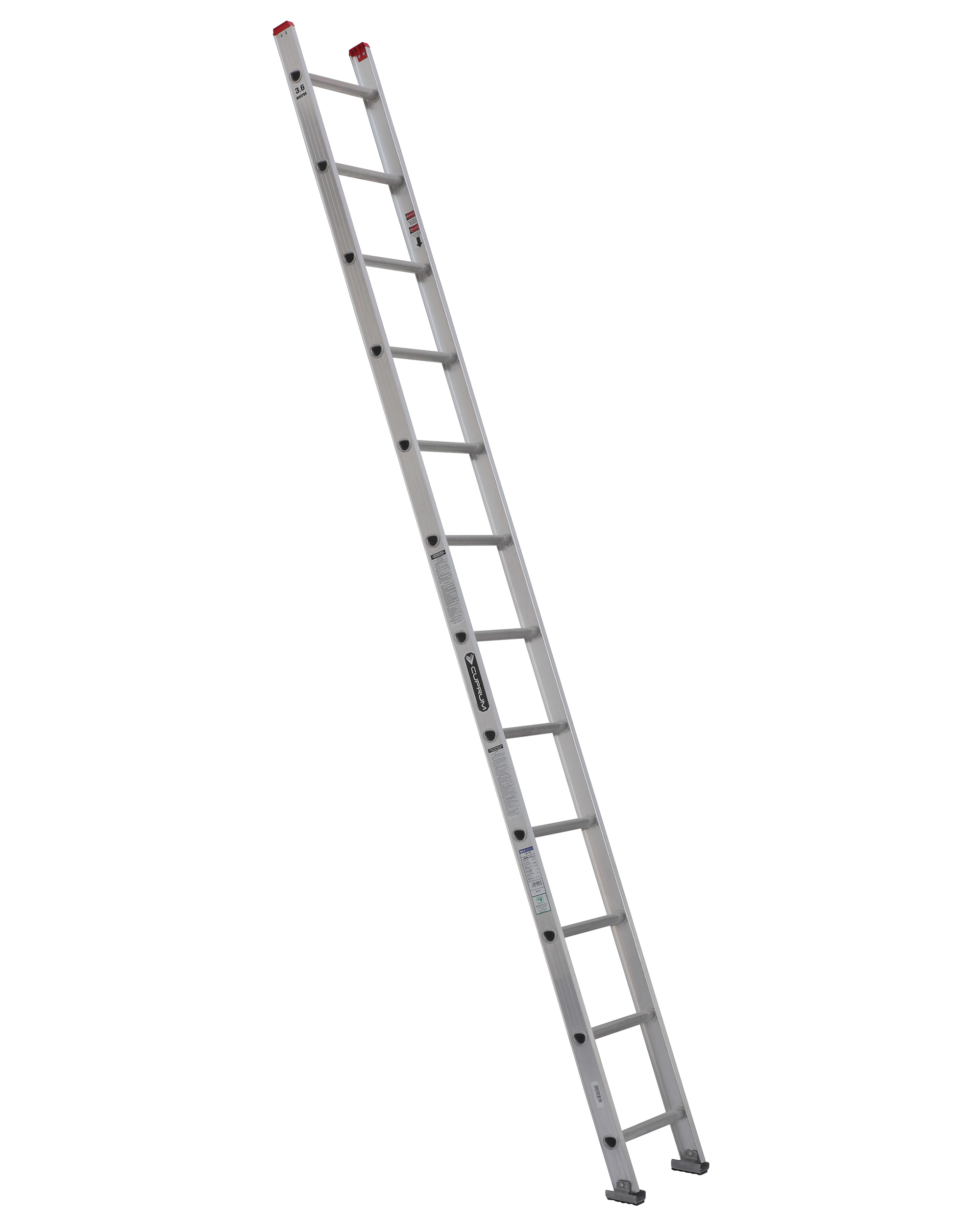 Escalera recta de aluminio