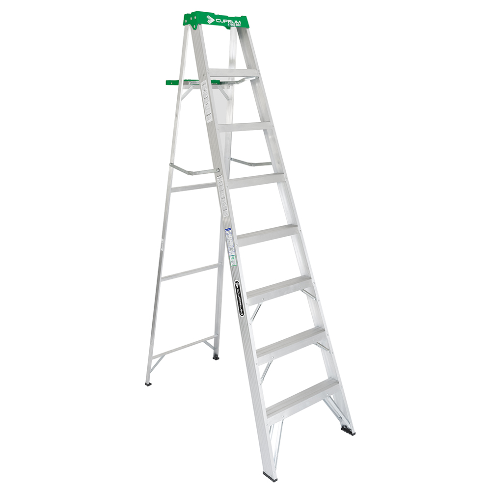 Escalera de tijera de aluminio