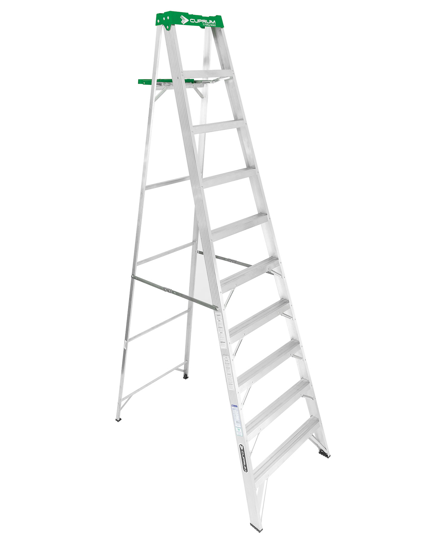 Escalera de tijera de aluminio