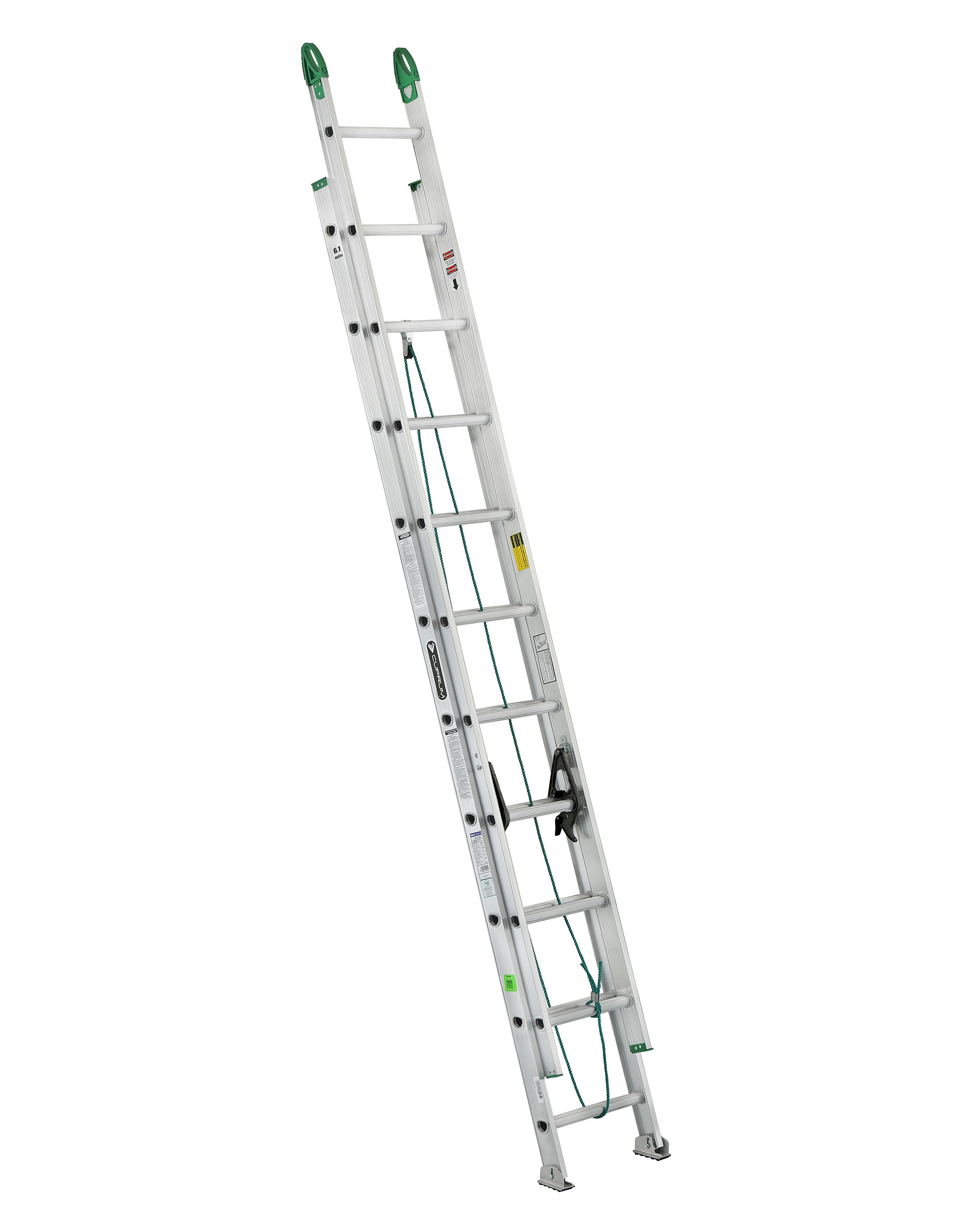 Escalera de extensión de aluminio