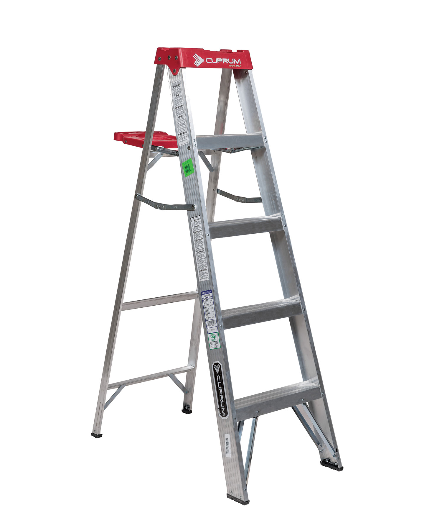Escalera de tijera de aluminio